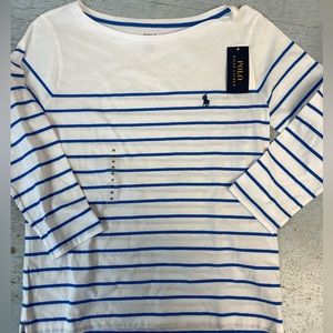 Ralph Lauren boat neck shirt size medium NWT